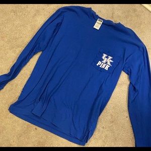 PINK University of Kentucky Long Sleeve tee